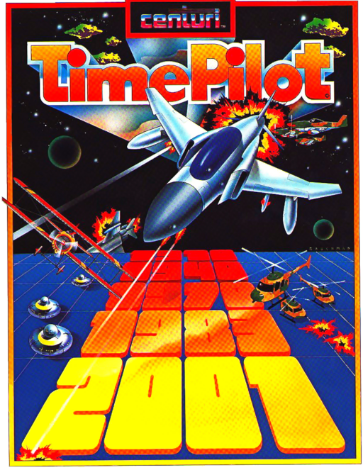 Time Pilot (Centuri) Arcade Game Cover